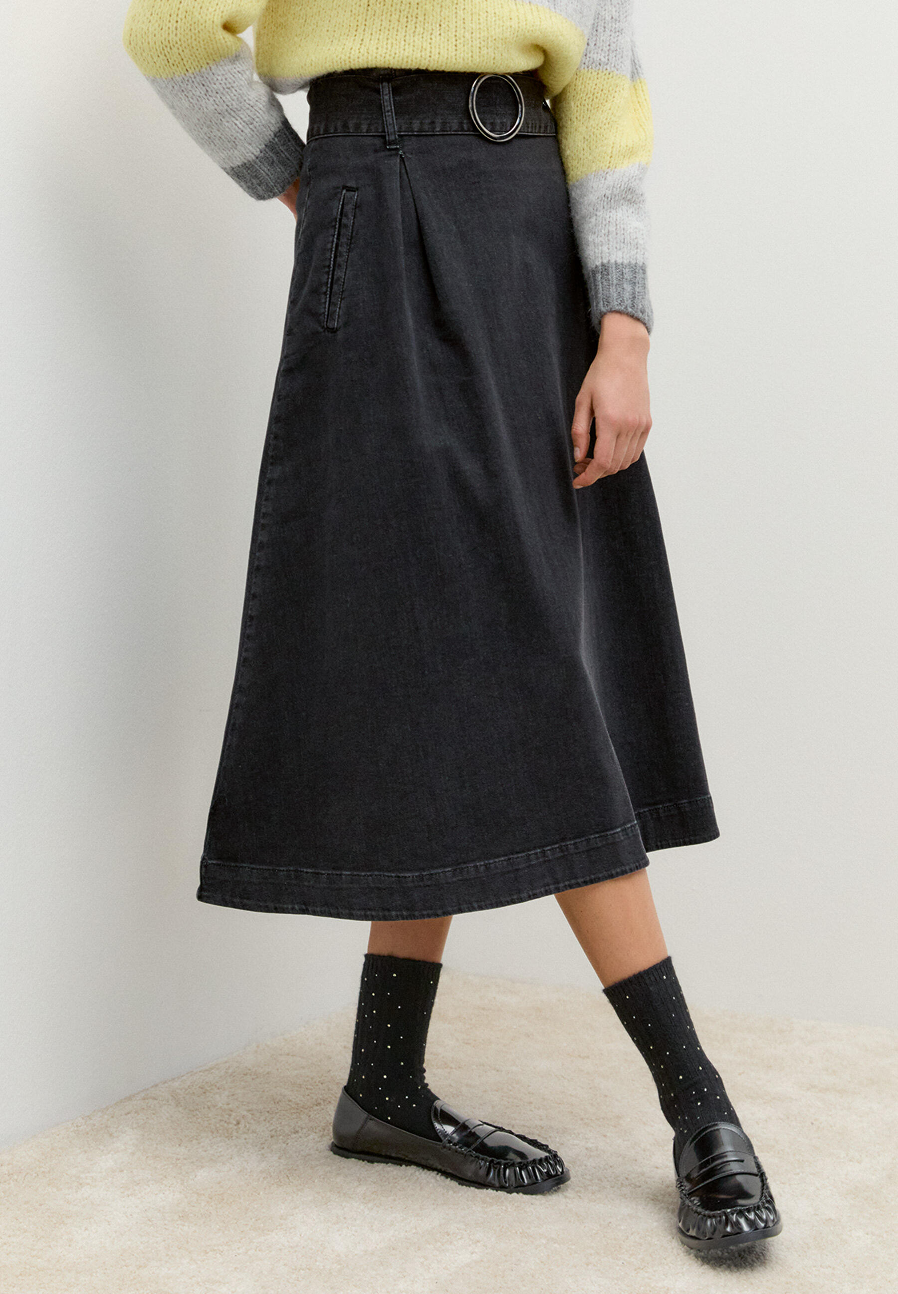 MORE & MORE - weiter Jeansrock denim - Gr. - 40 von MORE & MORE