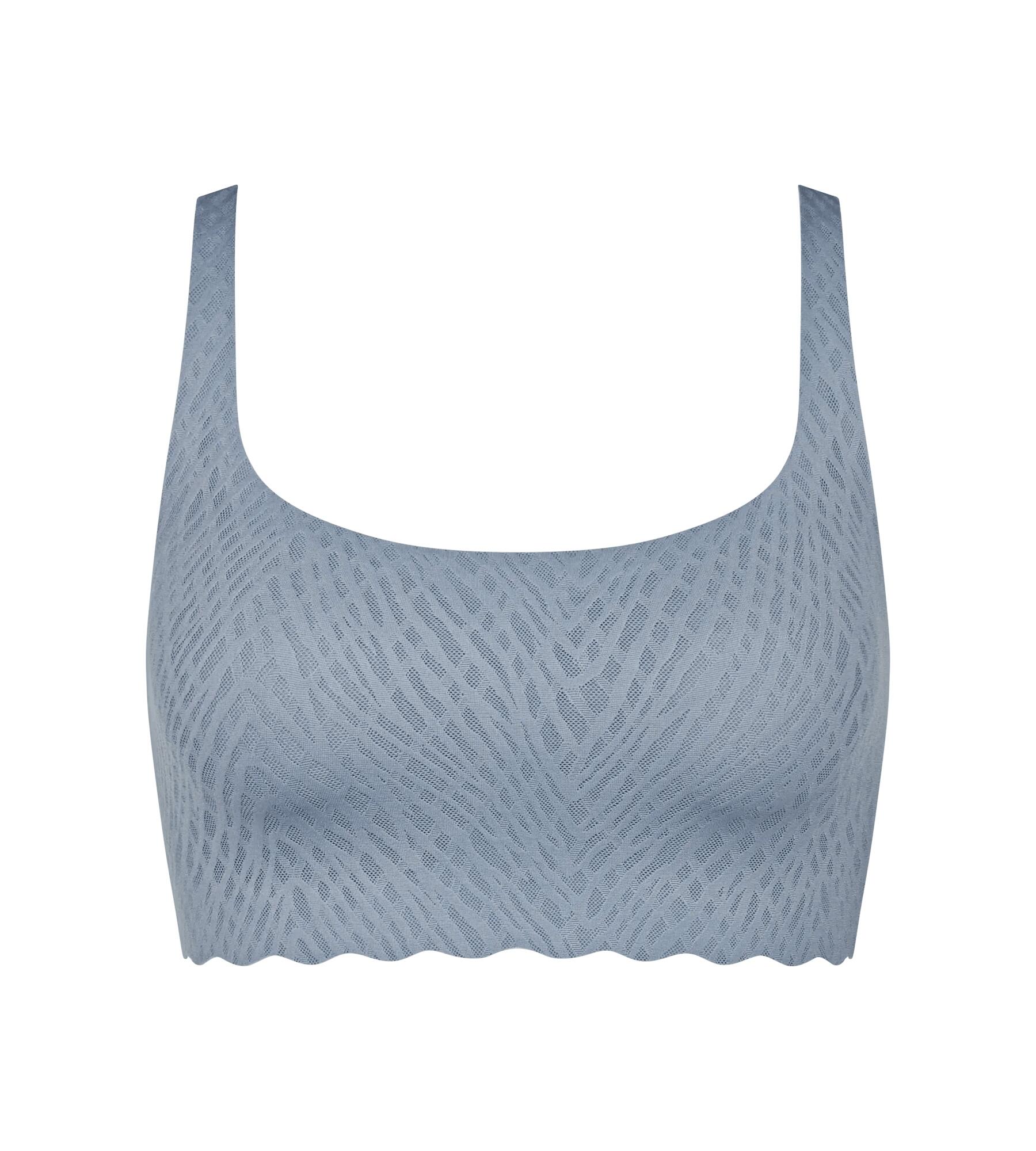 sloggi - sloggi ZERO Feel Bliss Top bluish gray - Gr. - L von sloggi