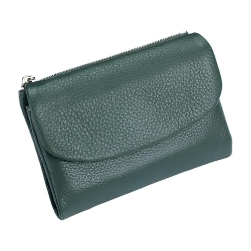 Unisex-Geldbörse aus Kieselleder, kleine Geldbörsen for Damen, kurze Geldbörse aus echtem Leder mit Kreditkartenhalter, Münzfach und Geldfächern, Geldbörsen aus echtem Leder for Männer und Frauen(#04) Unisex-Geldbörse aus Kieselleder, kleine Geldbörsen for Damen, kurze Geldbörse aus echtem Leder mit Kreditkartenhalter, Münzfach und Geldfächern, Geldbörsen aus echtem Leder for Männer und Frauen(#04) von sloiaz