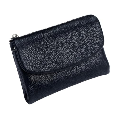Unisex-Geldbörse aus Kieselleder, kleine Geldbörsen for Damen, kurze Geldbörse aus echtem Leder mit Kreditkartenhalter, Münzfach und Geldfächern, Geldbörsen aus echtem Leder for Männer und Frauen(#03) Unisex-Geldbörse aus Kieselleder, kleine Geldbörsen for Damen, kurze Geldbörse aus echtem Leder mit Kreditkartenhalter, Münzfach und Geldfächern, Geldbörsen aus echtem Leder for Männer und Frauen(#03) von sloiaz