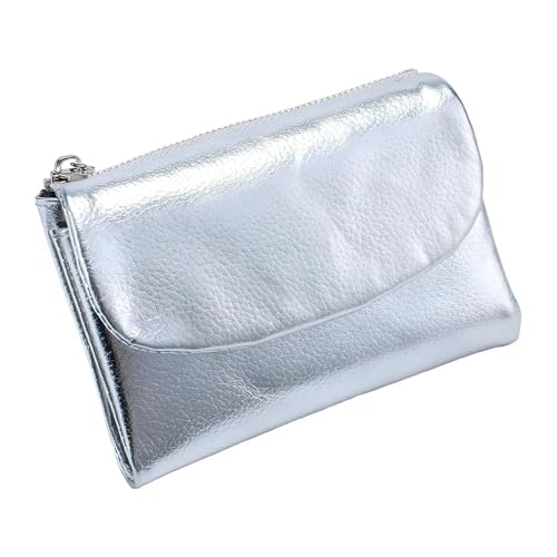 Unisex-Geldbörse aus Kieselleder, kleine Geldbörsen for Damen, kurze Geldbörse aus echtem Leder mit Kreditkartenhalter, Münzfach und Geldfächern, Geldbörsen aus echtem Leder for Männer und Frauen(#14) Unisex-Geldbörse aus Kieselleder, kleine Geldbörsen for Damen, kurze Geldbörse aus echtem Leder mit Kreditkartenhalter, Münzfach und Geldfächern, Geldbörsen aus echtem Leder for Männer und Frauen(#14) von sloiaz