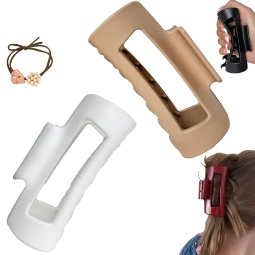 Weiche, elastische, modische Haifisch-Clips, gemütlicher Clip, Wolken-Clip, 4,2 Zoll große, mittelweiche Haarklammern, flexible und nicht abnehmbare Klammer, starker Halt, rutschfest for dickes oder f Weiche, elastische, modische Haifisch-Clips, gemütlicher Clip, Wolken-Clip, 4,2 Zoll große, mittelweiche Haarklammern, flexible und nicht abnehmbare Klammer, starker Halt, rutschfest for dickes oder f von sloiaz
