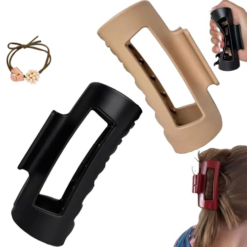 Weiche, elastische, modische Haifisch-Clips, gemütlicher Clip, Wolken-Clip, 4,2 Zoll große, mittelweiche Haarklammern, flexible und nicht abnehmbare Klammer, starker Halt, rutschfest for dickes oder f Weiche, elastische, modische Haifisch-Clips, gemütlicher Clip, Wolken-Clip, 4,2 Zoll große, mittelweiche Haarklammern, flexible und nicht abnehmbare Klammer, starker Halt, rutschfest for dickes oder f von sloiaz