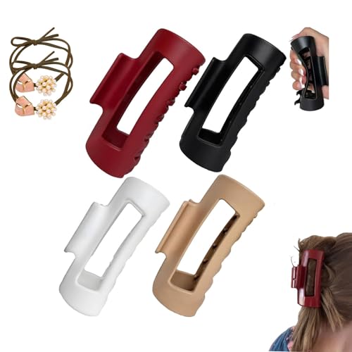 Weiche, elastische, modische Haifisch-Clips, gemütlicher Clip, Wolken-Clip, 4,2 Zoll große, mittelweiche Haarklammern, flexible und nicht abnehmbare Klammer, starker Halt, rutschfest for dickes oder f Weiche, elastische, modische Haifisch-Clips, gemütlicher Clip, Wolken-Clip, 4,2 Zoll große, mittelweiche Haarklammern, flexible und nicht abnehmbare Klammer, starker Halt, rutschfest for dickes oder f von sloiaz