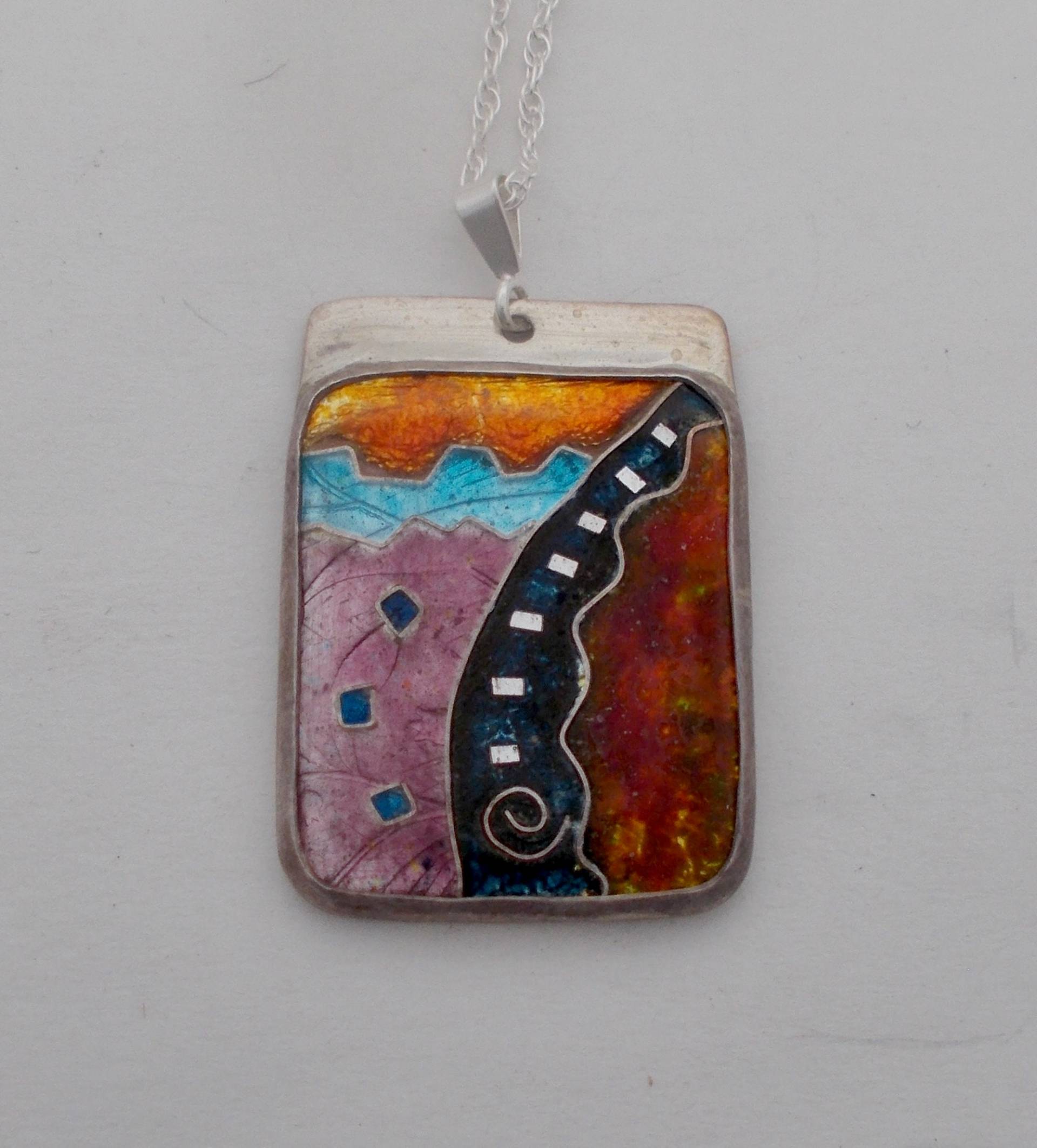 Cloisonne Emaille Schmuck Ketten Anhänger von slotzkin