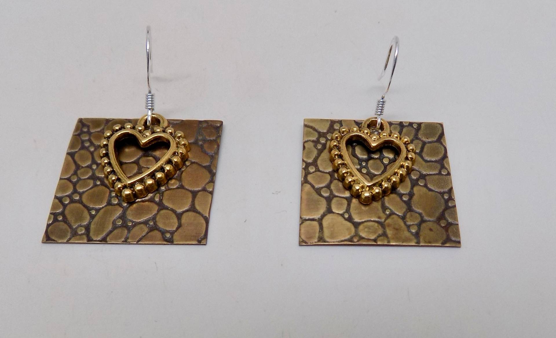 Gemischte Ohrringe Aus Metall. Messing von slotzkin