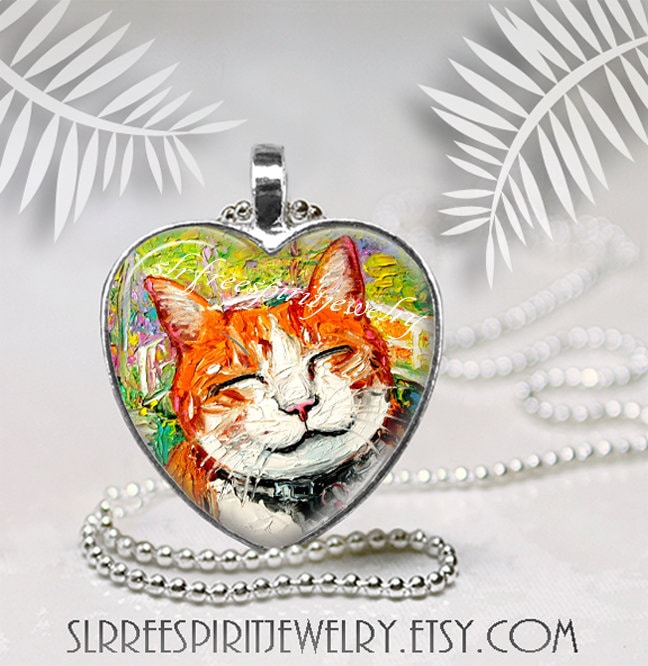 Tabby Katze Halskette, Schmuck, Foto-Bild-Schmuck, Orange Tabby, Katzen, Haustiere, Kunst, Geschenk Für Katzenliebhaber, Geschenk, Niedlich, Süß Tabby Katze Halskette, Schmuck, Foto-Bild-Schmuck, Orange Tabby, Katzen, Haustiere, Kunst, Geschenk Für Katzenliebhaber, Geschenk, Niedlich, Süß von slrfreespiritjewelry