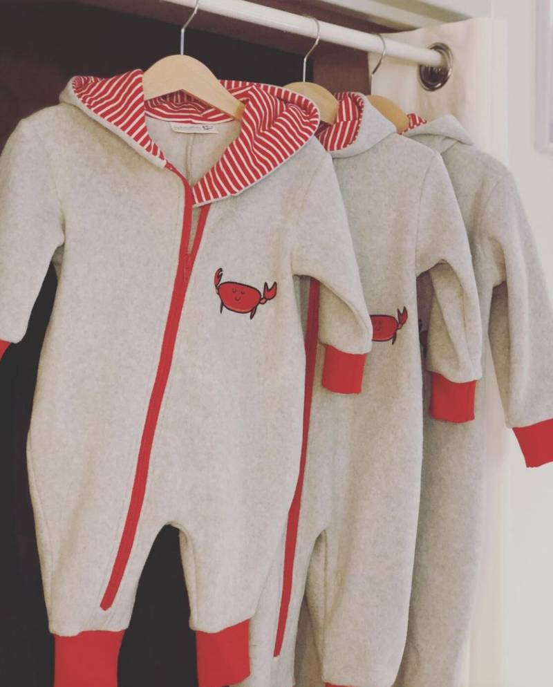 Sofortkauf, Overall, Gr. 62/68, Mit Kapuze Und Stickerei Von Makema, Smalandkids von smalandslaengtan