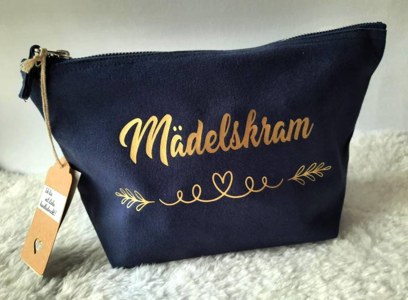 Mäppchen Etui Mädelskram Aus Baumwollcanvas von smartbabiesDE