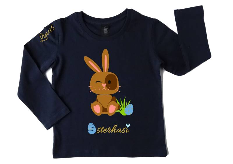 Ostershirt Mit Niedlichem Hase, Aus Reiner Öko Tex Baumwolle Ostershirt Mit Niedlichem Hase, Aus Reiner Öko Tex Baumwolle von smartbabiesDE