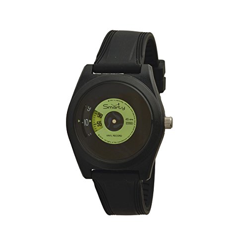 Uhr Unisex Smarty Vinyl Silikon Schwarz Grün sw045 C07 Uhr Unisex Smarty Vinyl Silikon Schwarz Grün sw045 C07 von smarty