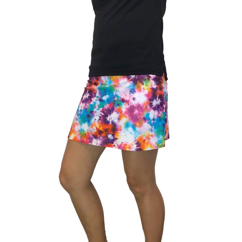 Athletic Slim Golf Skort Mit Batikdruck Und Tasche - Golfrock Athletic Slim Golf Skort Mit Batikdruck Und Tasche - Golfrock von smashdandy