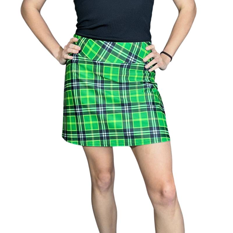 Grün Karierter Sportlich Schmaler Golf Skort Mit Shorts & Taschen - Pickleball Oder Tennis Rock | Patricks Day Grün Karierter Sportlich Schmaler Golf Skort Mit Shorts & Taschen - Pickleball Oder Tennis Rock | Patricks Day von smashdandy