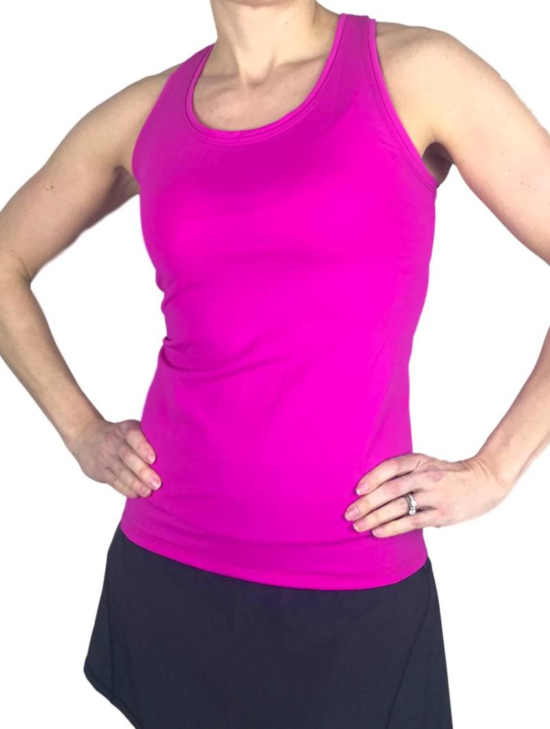 Rosa Racerback Sportlich Tank, Golf-Shirt, Tennis-Shirt, Running Shirt Oder Top, Yoga Top Rosa Racerback Sportlich Tank, Golf-Shirt, Tennis-Shirt, Running Shirt Oder Top, Yoga Top von smashdandy