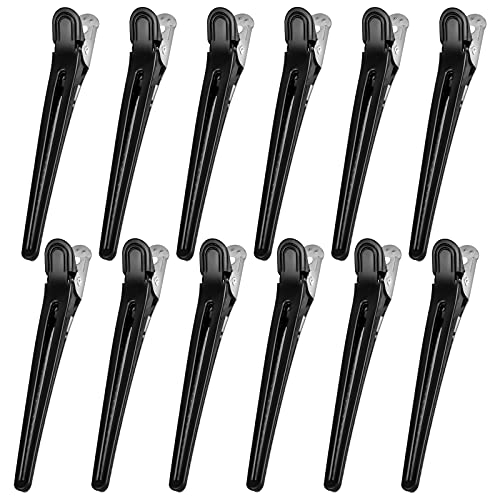 12 Stück Abteilklammern Friseur Combi-Clip Schwarz Entebill Haarspangen Haarclips Damen Hair-Clips Haar Klammer aus Kunststoff Haarspange Haarklammern Metall für Mädchen Haar Styling Friseur 3.9 Zoll 12 Stück Abteilklammern Friseur Combi-Clip Schwarz Entebill Haarspangen Haarclips Damen Hair-Clips Haar Klammer aus Kunststoff Haarspange Haarklammern Metall für Mädchen Haar Styling Friseur 3.9 Zoll von smatime