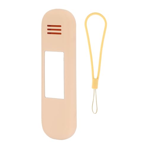 Make-up-Pinselhalter, Reißverschluss, Schlüsselband, großes Fassungsvermögen, multifunktional, Silikon, Reise-Make-up-Pinsel-Organizer, wasserdicht, beige von smbcgdm