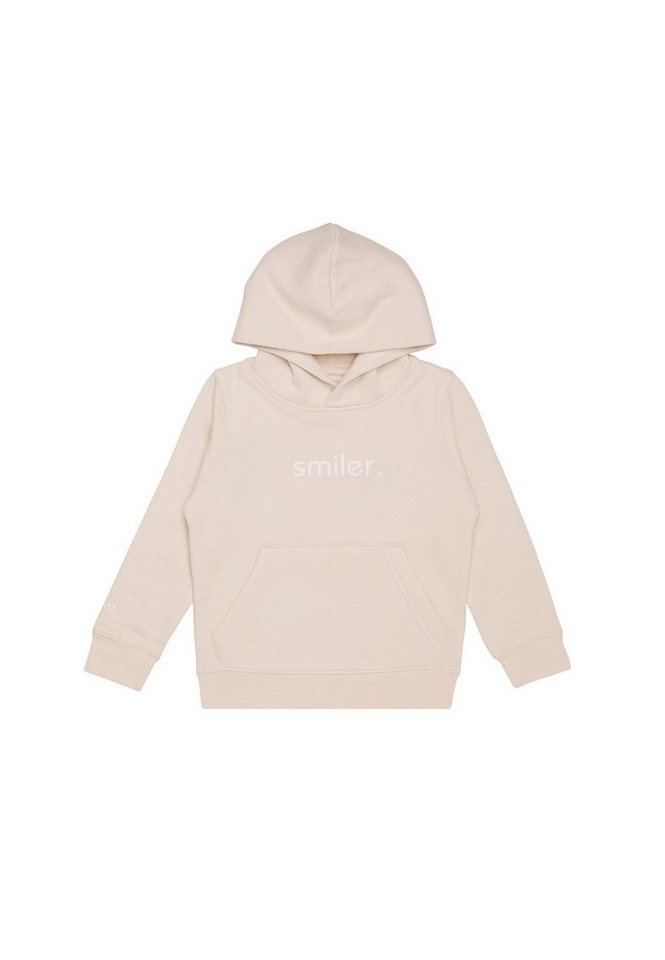 smiler. Kapuzensweatshirt mini-buddy. mit Label-Applikationen von smiler.