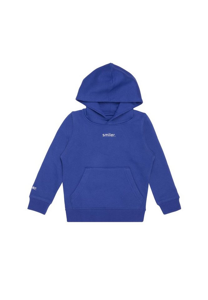 smiler. Kapuzensweatshirt mini-buddy. mit Label-Applikationen von smiler.
