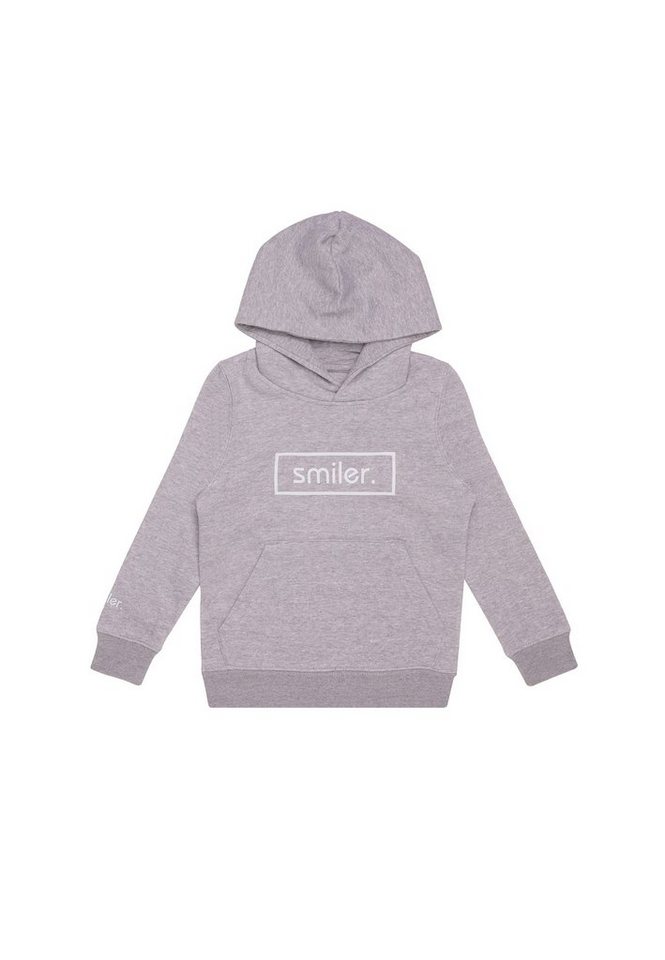 smiler. Kapuzensweatshirt mini-buddy. mit Label-Applikationen von smiler.