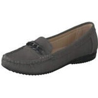 smiling for feet Mokassin Damen grau|grau von smiling for feet