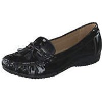 smiling for feet Mokassin Damen schwarz|schwarz von smiling for feet