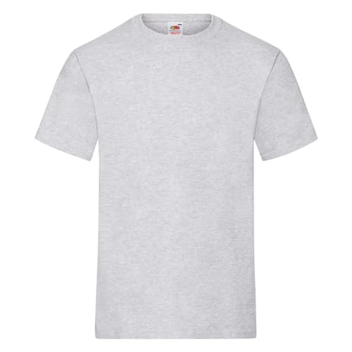 Valueweight Herren T-Shirt 5er-Pck_ 3 Heather Grey und 2 Weiss Gr.: L von smilo & bron