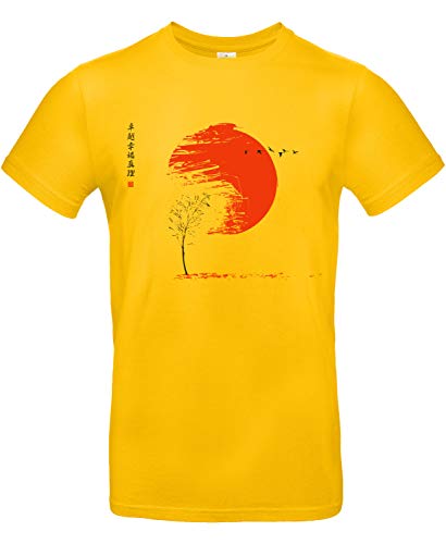 smilo & bron Herren T-Shirt, Herbst Gold XL von smilo & bron