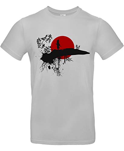 smilo & bron Unisex T-Shirt, Rundhals, Medium Fit, 100% Baumwolle, Home Motiv Aufdruck Grau Pacific Grey XL smilo & bron Unisex T-Shirt, Rundhals, Medium Fit, 100% Baumwolle, Home Motiv Aufdruck Grau Pacific Grey XL von smilo & bron