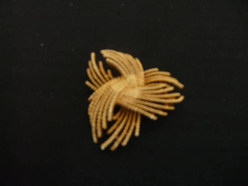 Lisner Goldfarbene Anstecknadel von smittysvintage