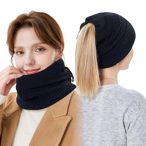 smtfcty Halswärmer Fleece Nackenwärmer Winddicht Schal Damen Herren, Winddicht Ski Maske Schlauchschal Warmer Halstuch Fleece Schal für Skifahren Laufen Radfahren von smtfcty