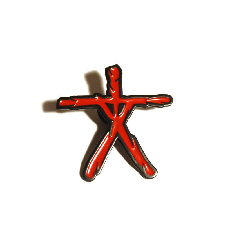 strichmännchen Projekt Emaille Pin von smzartworks