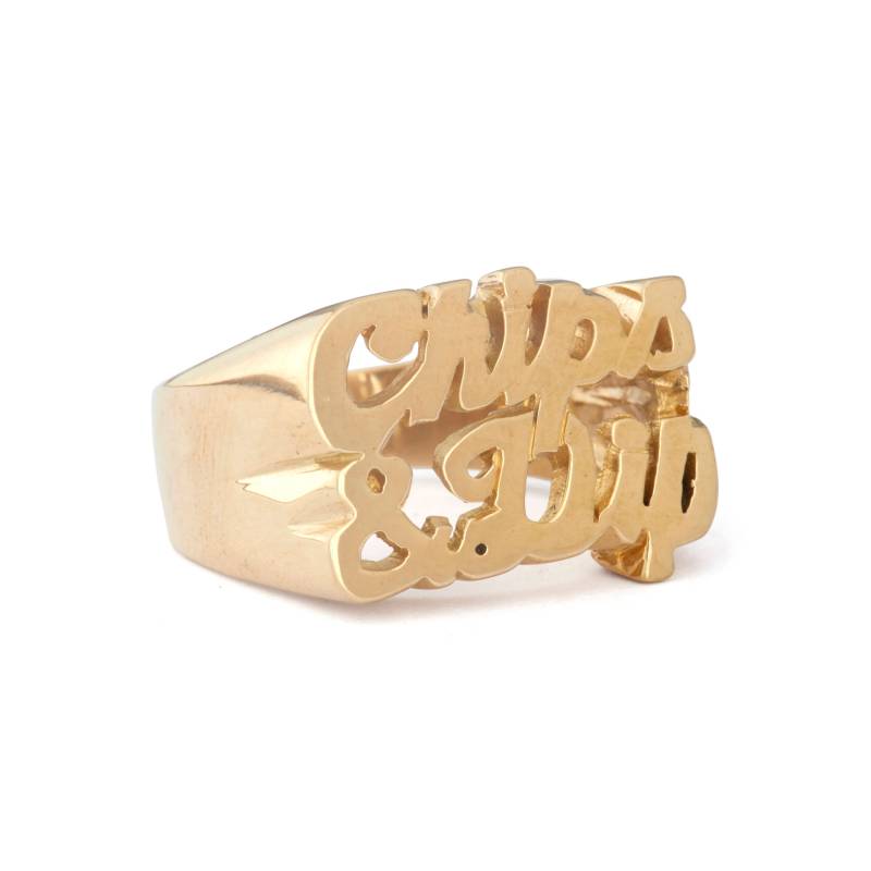 Chips & Dip Ring von snashjewelry