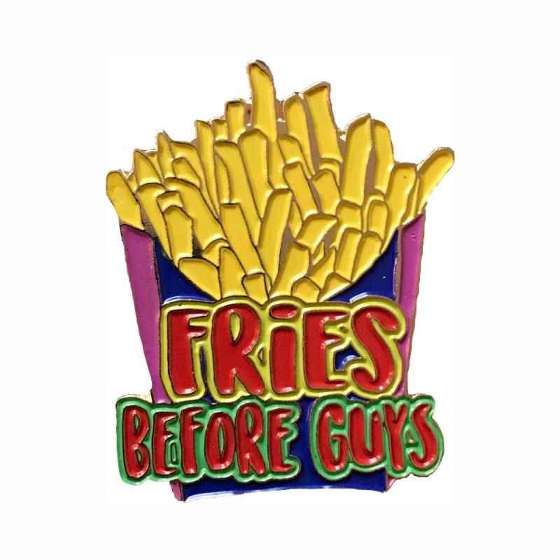 Pommes Frites Vor Jungs Pin Emaille von snashjewelry