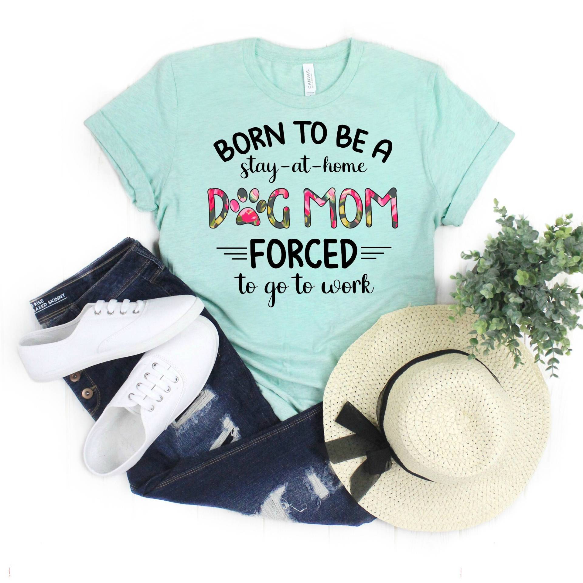 Lustiges Damen Hundemama Shirt Mit Spruch Born To Be A Stay At Home Hundemama Zum Arbeiten Auf Blauem Baumwoll Tshirt Reg & Plus Größen Gedruckt Lustiges Damen Hundemama Shirt Mit Spruch Born To Be A Stay At Home Hundemama Zum Arbeiten Auf Blauem Baumwoll Tshirt Reg & Plus Größen Gedruckt von snowypalms