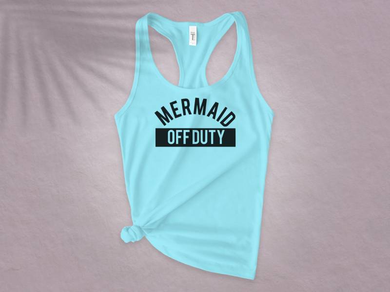 Mermaid Shirt Für Frauen Mit Aufdruck Offduty Tank Top, Süßes Sommer Vibes Beach Tshirt Girls Trip Mermaid Shirt Für Frauen Mit Aufdruck Offduty Tank Top, Süßes Sommer Vibes Beach Tshirt Girls Trip von snowypalms