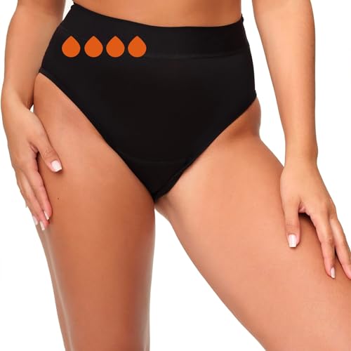 snuggs® Hugger | Periodenunterwäsche für extra Starke Blutung | Dünne und saugstarke Menstruationsunterwäsche | Made in EU | Recyceltes Nylon | Nachhaltige Alternative zu Tampons und Binden | XXL von snuggs