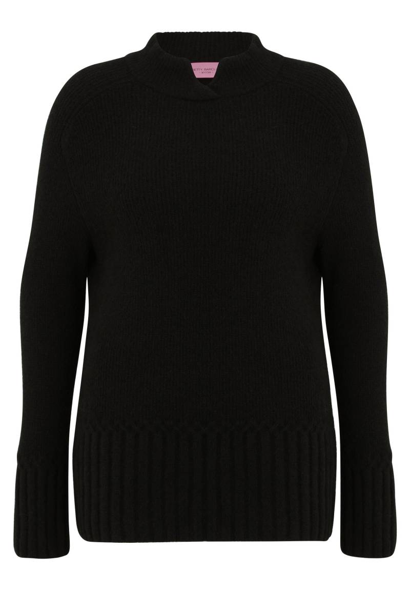 so cosy - Langärmeliger Strickpullover schwarz - Gr. - 40 von so cosy