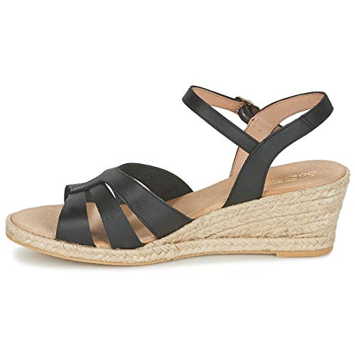 so size Eliza Sandalen/Sandaletten Damen Schwarz - 46 - Sandalen/Sandaletten Shoes von so size