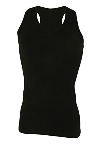 Träger Unterhemd für Herren 2er Set - Muskel Shirt - Tank Top mit Ringerrücken - Sommer Top (Gr. 10 / XXL, 2X schwarz) von Sockenhimmel