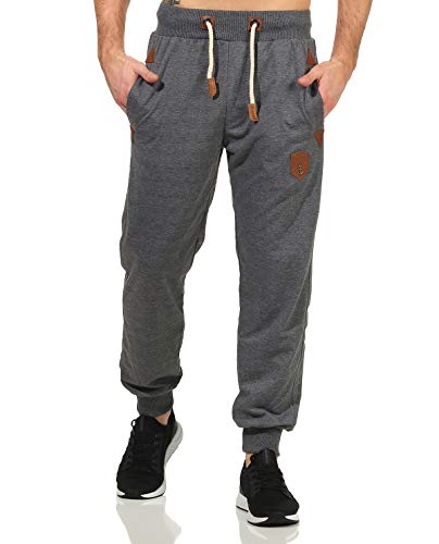 Sockenhimmel Jogger Herren Sporthose leichte Jogginghose Trainingshose Sweathose Uni Freizeithose Haushose (2XL, Dunkelgrau) von Sockenhimmel