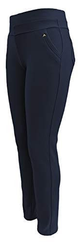 Sockenhimmel Schlupfhose Damen Haus- oder Freizeithose Stoffhose mit Gummibund Bequeme Haushose mit 4 Taschen (38-40, Blau) von Sockenhimmel