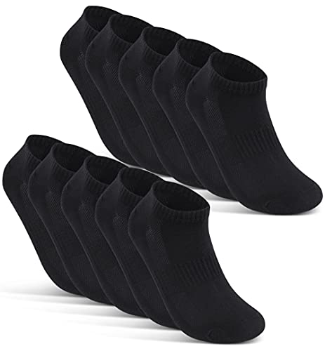 Sneaker Socken Damen 35-38 Schwarz Baumwolle 10 Paar Damen Sneaker Socken 38 Damen Socken 35-38 Sneaker Socks Women Schwarze Sneakersocken Damen 35-38 Sportsocken 16510 WP (Schwarz 35-38) von sockenkauf24