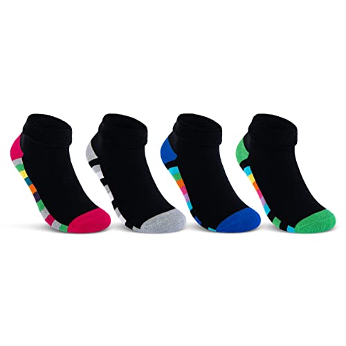 2 | 4 | 6 Paar Damen THERMO Socken Innenfrottee warme Wintersocken Umschlagsocken Bunte Ringel 12792 WP (4 Paar 35-38) von sockenkauf24