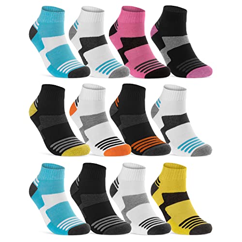 Sportsocken Damen Sneaker Socken Baumwolle verstärkte Frotteesohle 36850/26 WP (12 Paar 39-42) von sockenkauf24