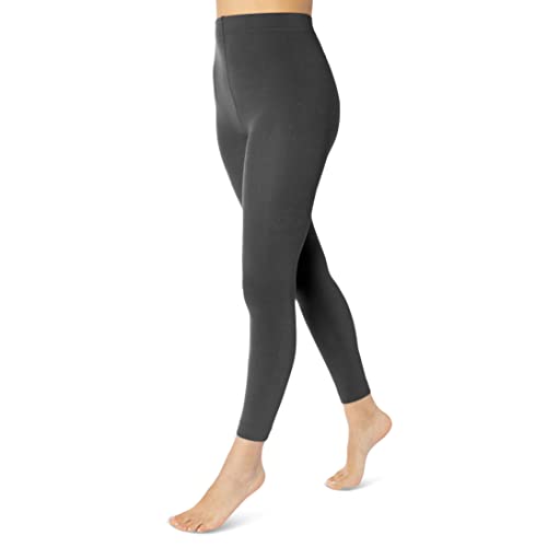 sockenkauf24 Damen Thermo Leggings mit Innenfleece extra warm Winter Leggings WP (48/50, Anthrazit) von sockenkauf24