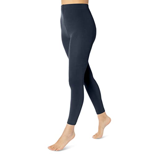 sockenkauf24 Damen THERMO Leggings mit Innenfleece extra warm Winter Leggings WP (42/44, Navy) von sockenkauf24