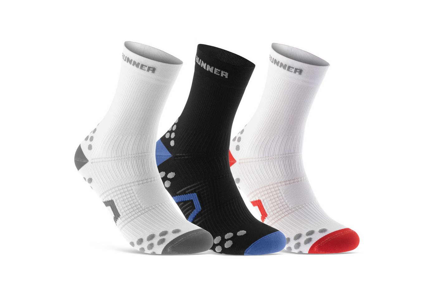 sockenkauf24 Laufsocken Sportsocken für Herren & Damen Laufsocken (3-Paar) Atmungsaktive Running Socks 50201P WP von sockenkauf24