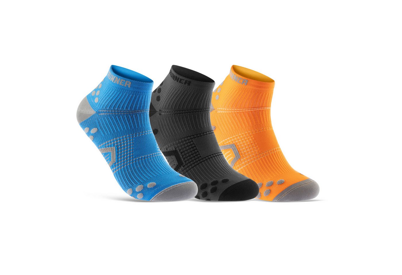 sockenkauf24 Laufsocken low Cut Sportsocken für Herren & Damen Laufsocken Kurz (3-Paar) Atmungsaktive Running Socks 50202P WP von sockenkauf24