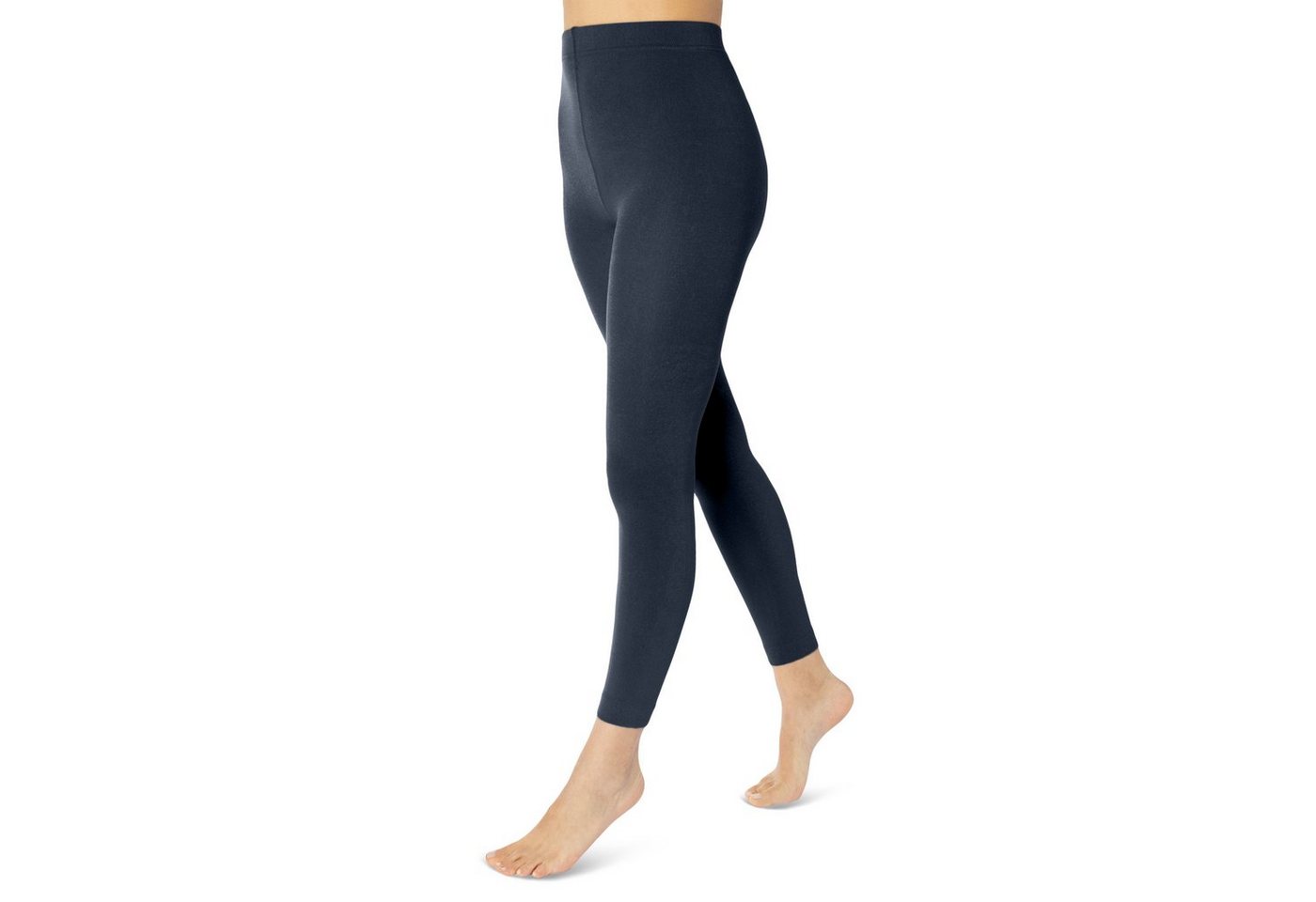 sockenkauf24 Thermoleggings Damen THERMO Leggings mit Innenfleece in vielen Farben (38-40, Navy) extra warm Winter Leggings, WP von sockenkauf24