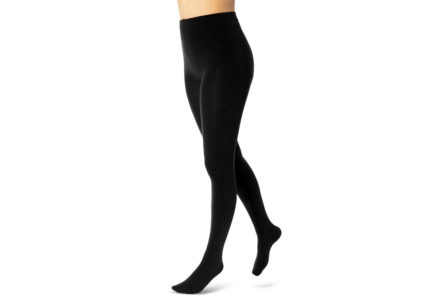 sockenkauf24 Thermostrumpfhose Damen Strumpfhose mit Innenfleece in 10 Farben (Schwarz 38-40) extra warm Winter Strumpfhose WP von sockenkauf24